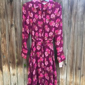 NWT Nanette Floral Midi Dress